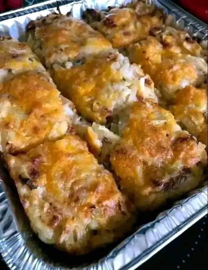 Sausage, Egg and Cream Cheese Hashbrown Casserole